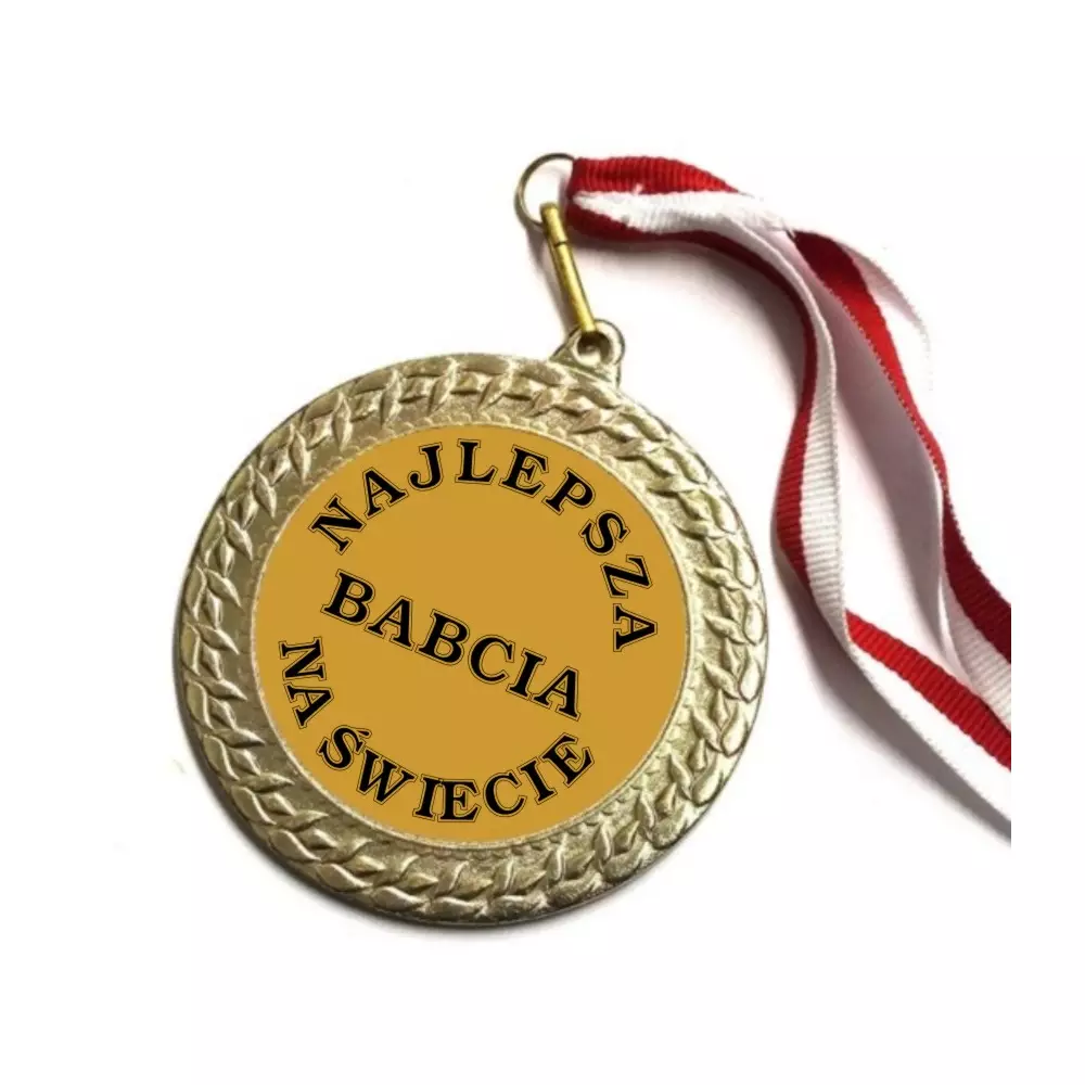 MEDAL NAJLEPSZA BABCIA NA ŚWIECIE